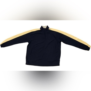 Callaway Golf‎ Jacket Mens Medium Pullover 1/4 Zip Golf Blue Yellow